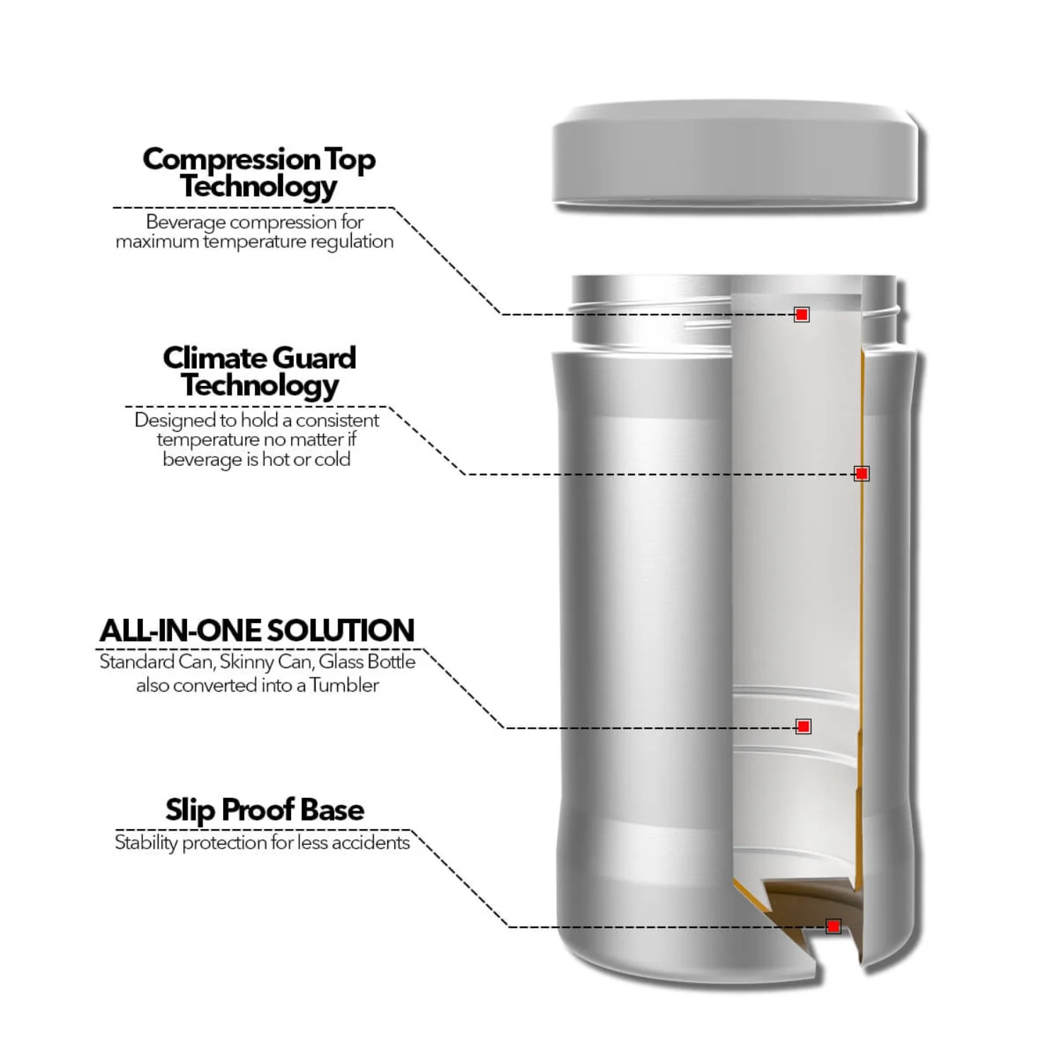 Universal Beer Buddy | Stainless - Image 6